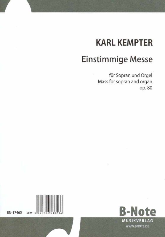 Kempter Einstimmige Messe